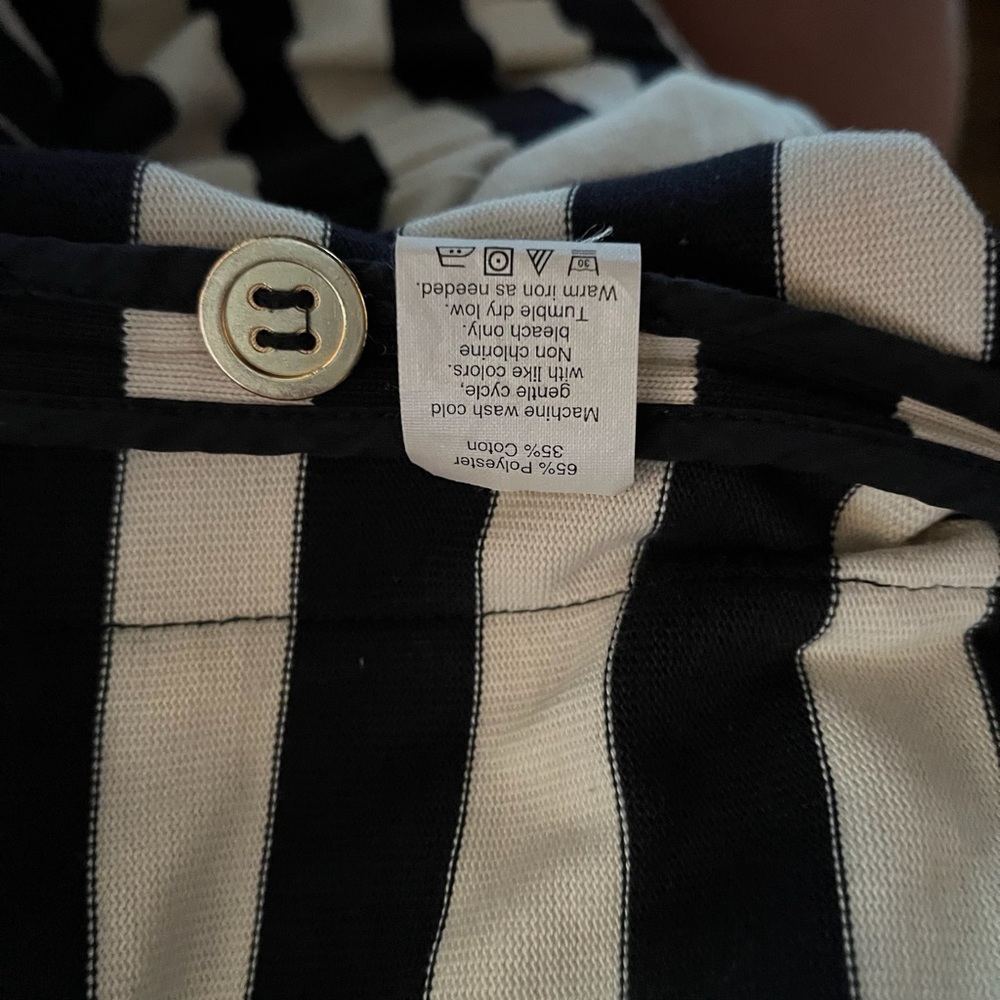 J. Crew Factory Double Breasted Striped Button Jacket - Picture 7 of 7